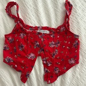 Red Corset - Stradivarius ❤️